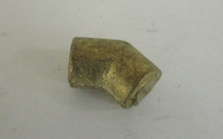 1/16 NPT 45° brass elbow un-machined casting