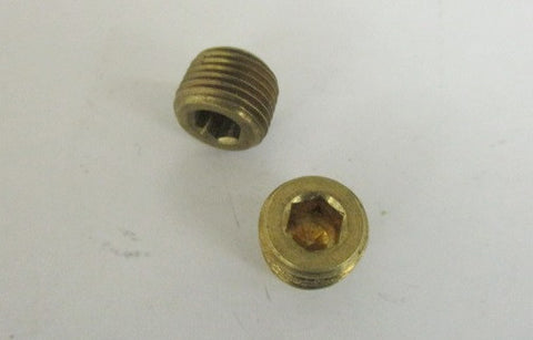 1/8 NPT brass allen pipe plug