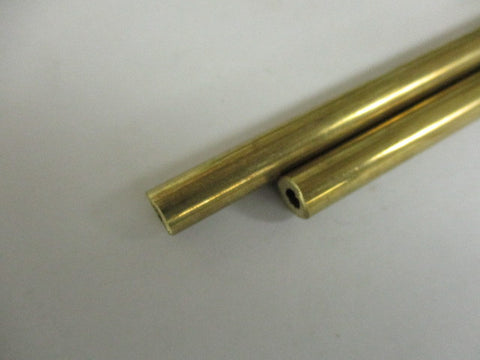 1/4" diameter brass tube