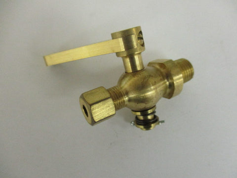 1/16 NPT brass flair nut valve